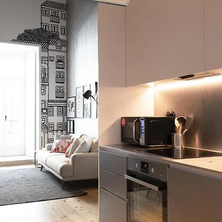 アパート Intendente Modern Bright Duplex Apt With Ac リスボン